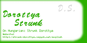 dorottya strunk business card